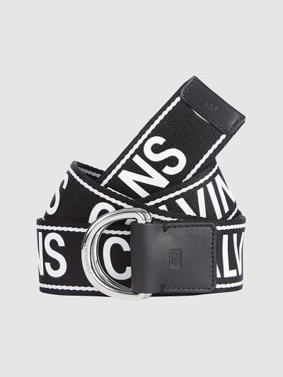 Calvin Klein Táskák & Kiegészítők HU626720 | Calvin Klein Logo Férfi Öv Fekete